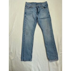 Levis 513 Slim Straight Jeans Light Wash Mens‎ 30x30 Denim Pants